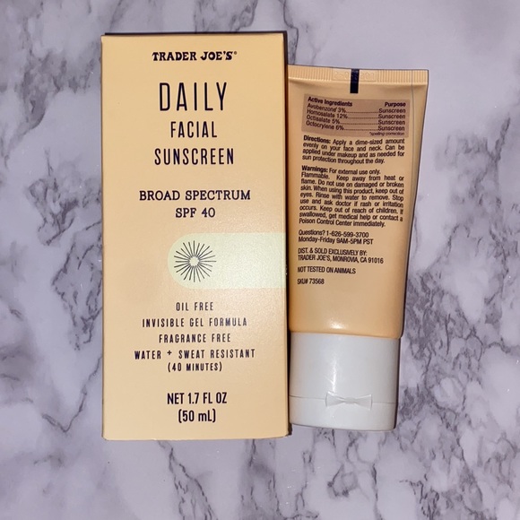 Skincare Trader Joes Daily Facial Sunscreen Dupe For Supergoop Unseen Sunscreen Poshmark
